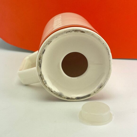 Vintage 80s cheese shaker, large ceramic shaker, kitchen farmhouse decor - Picture 10 of 10